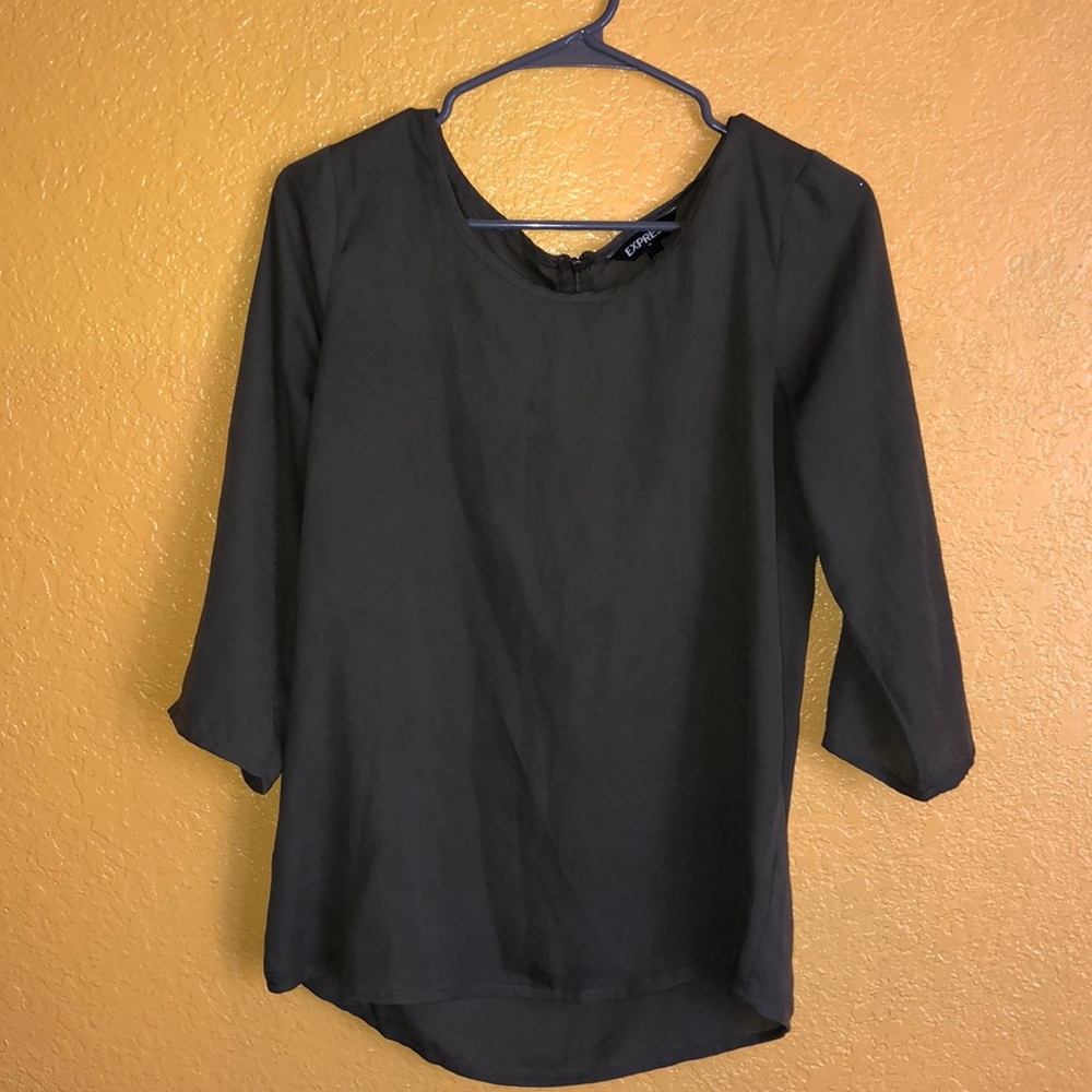 Olive green blouse
